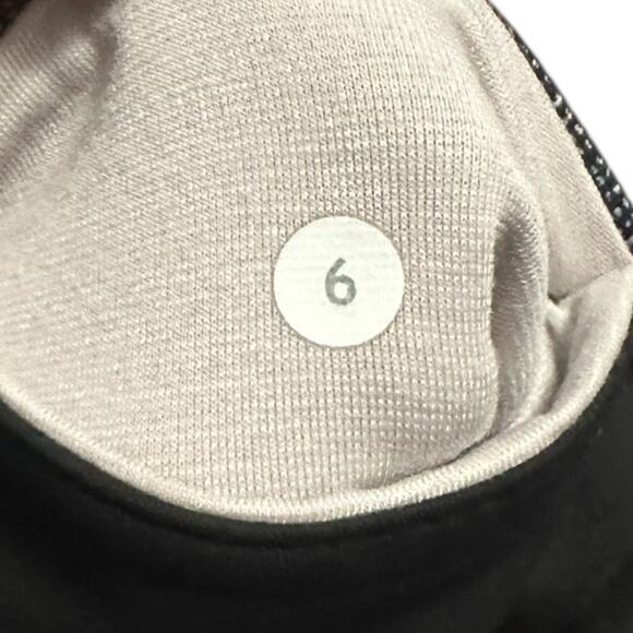 Lululemon Wunder Under Crop 6 Full On Luxtreme Burlap Black Dune Yoga Leggings - Picture 5 of 9